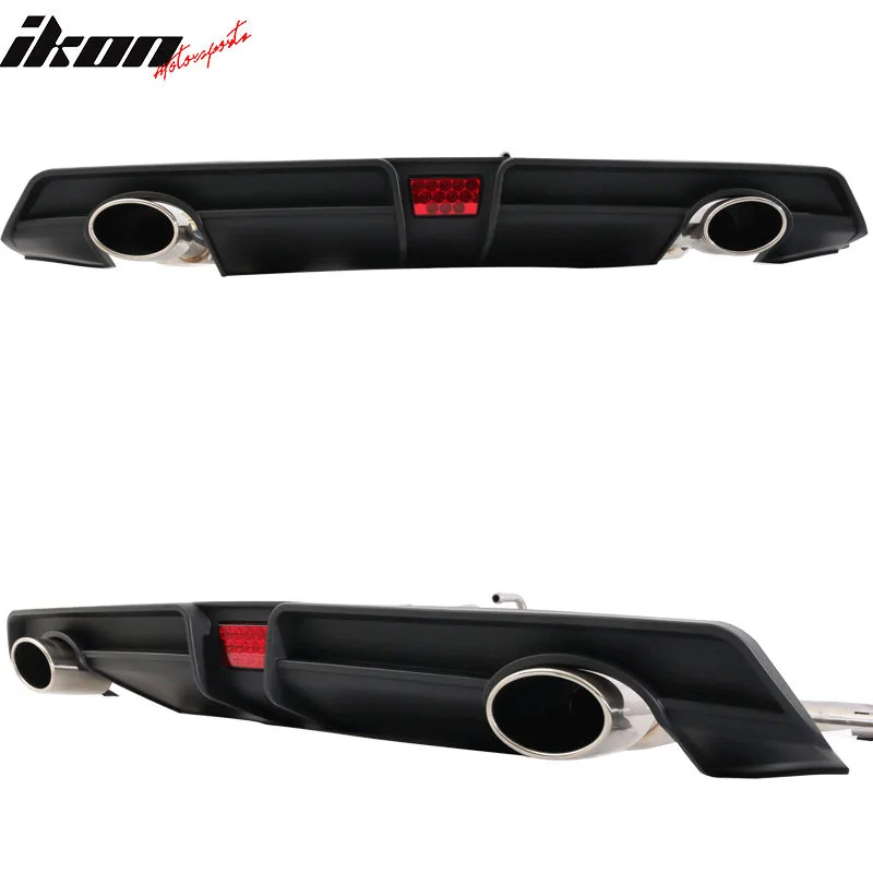 11th Gen Honda Civic 16-17 Civic 10th Gen Sedan - Catback Exhaust System + Rear Diffuser LED Light - MUX-HC164DF MUX-HC164DF-2