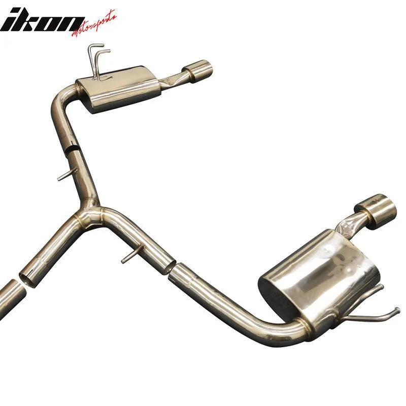 11th Gen Honda Civic 16-17 Civic 10th Gen Sedan - Catback Exhaust System + Rear Diffuser LED Light - MUX-HC164DF MUX-HC164DF-6