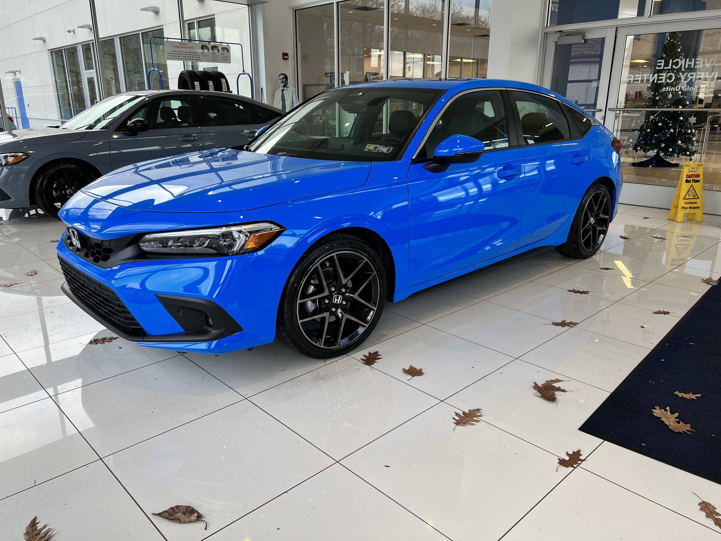 11th Gen Honda Civic Just purchased a Hatch Sport Touring CVT in "boost blue" New Civic