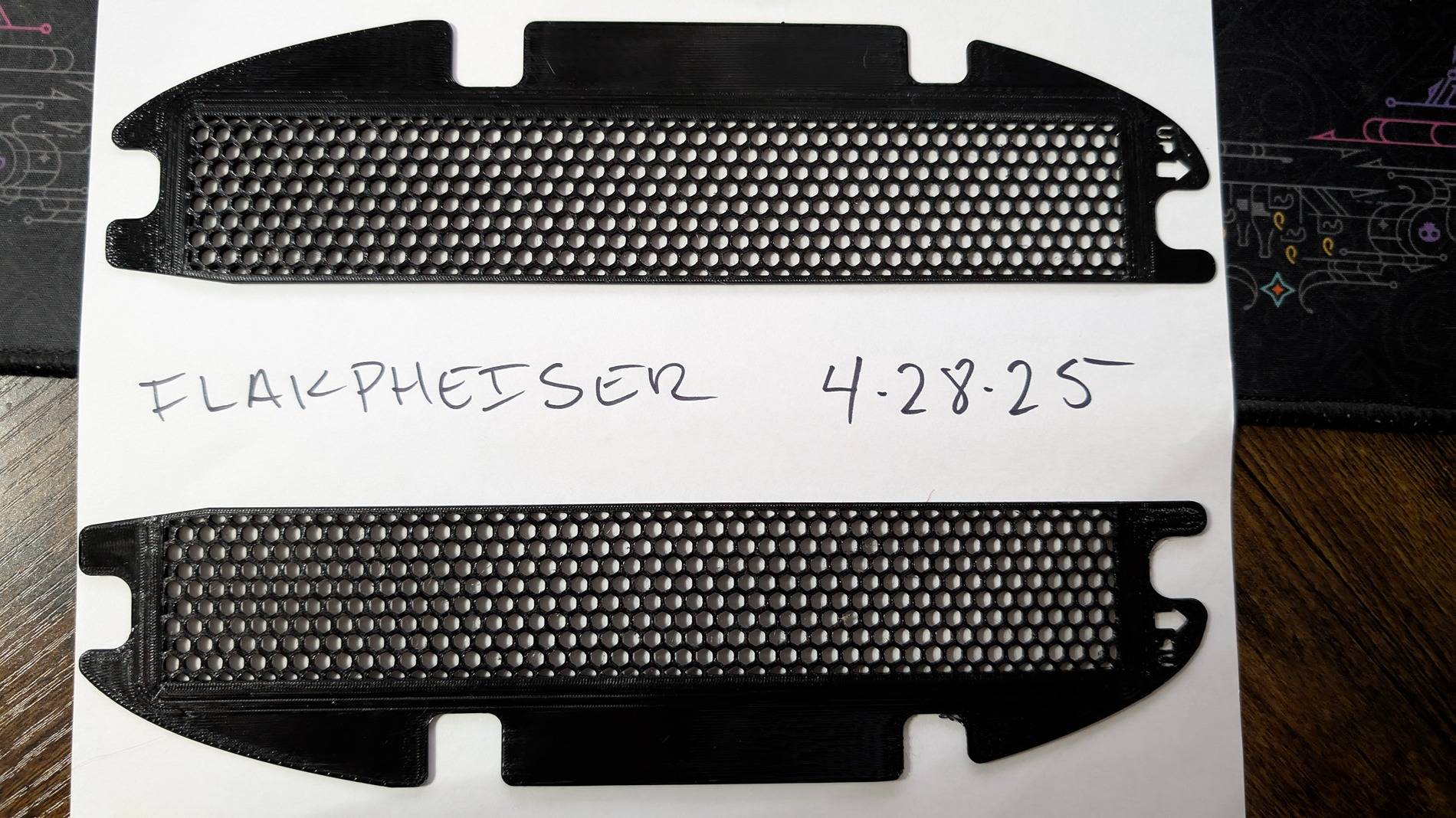 11th Gen Honda Civic Fender vent guards (Pair) New_Uninstalled