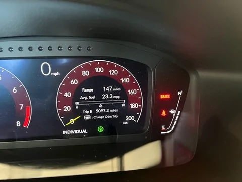 11th Gen Honda Civic FL5 Type R, 6 month and 5,000-mile review Odometer shot