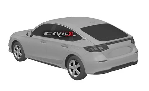 11th Gen Honda Civic Spied!! 2022 Civic Hatchback in Japan!! patent-rear-1601388960.jpg?crop=1.00xw:0.918xh;0,0