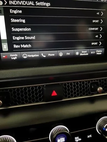 11th Gen Honda Civic FL5 Type R, 6 month and 5,000-mile review Pic of Indivual settings