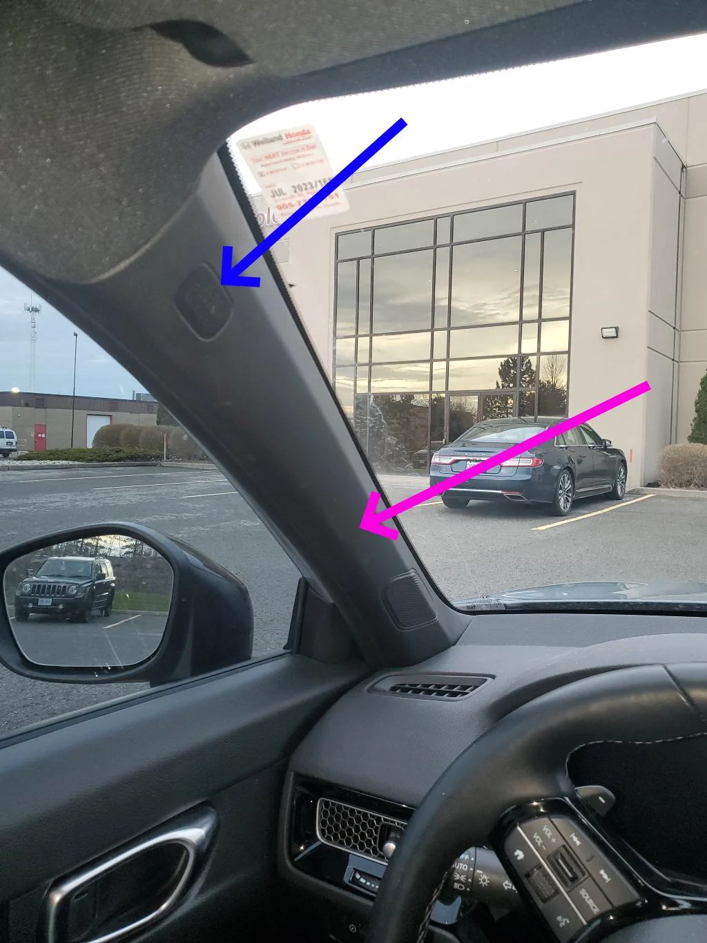 11th Gen Honda Civic How to remove internal post cover? post