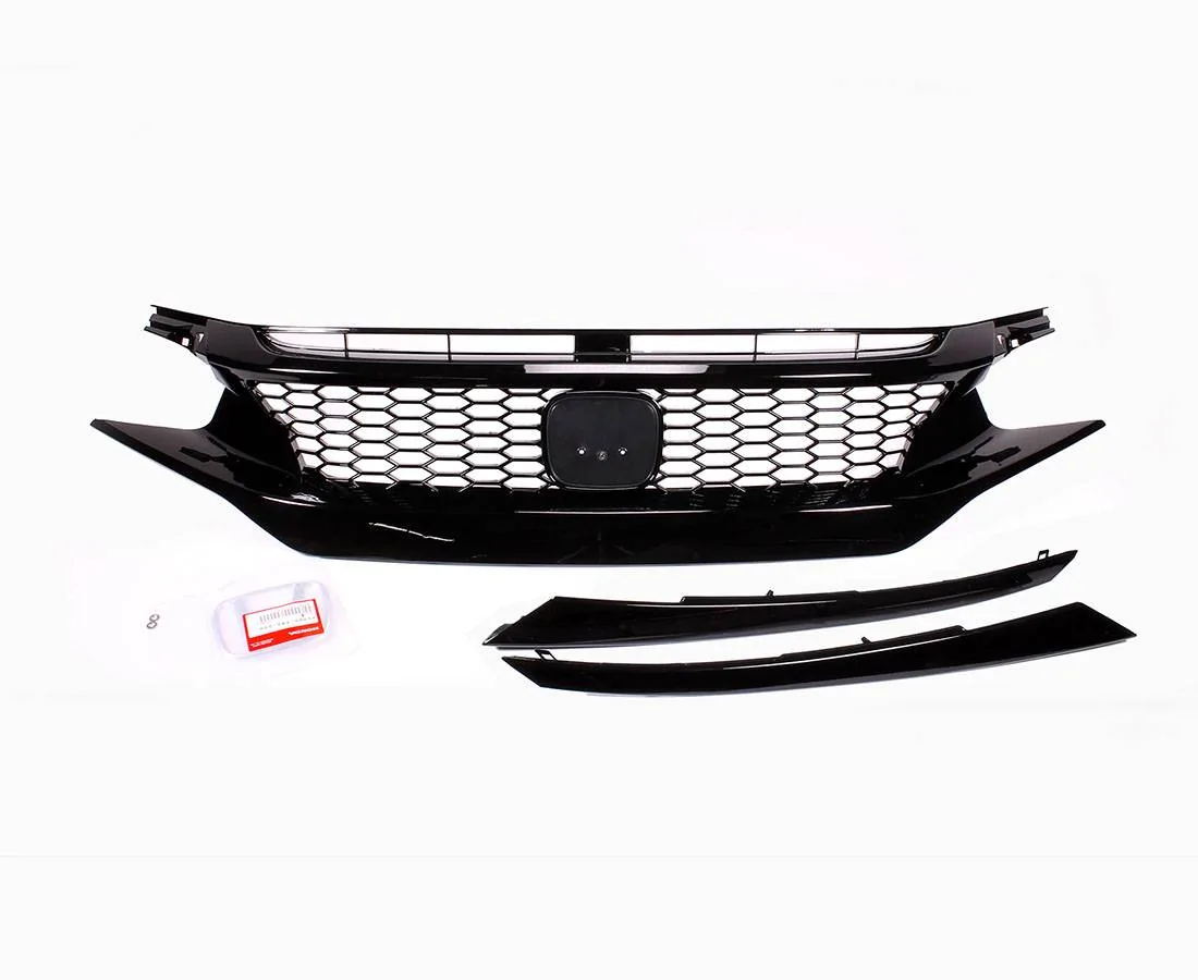 11th Gen Honda Civic SiriMoto Oil Cooler Kit: Be gone high oil temps! pro-design-honeycomb-mesh-grille_LRG