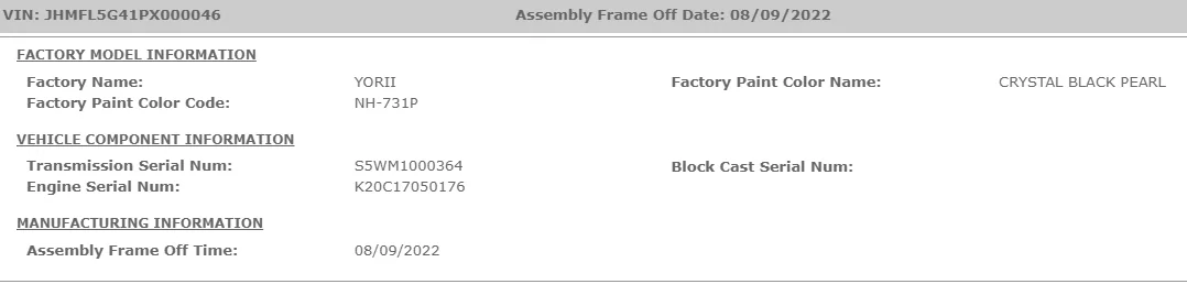 11th Gen Honda Civic 2023 Civic Type R Waitlist / Deposit / Reservations List - Check in here! prod