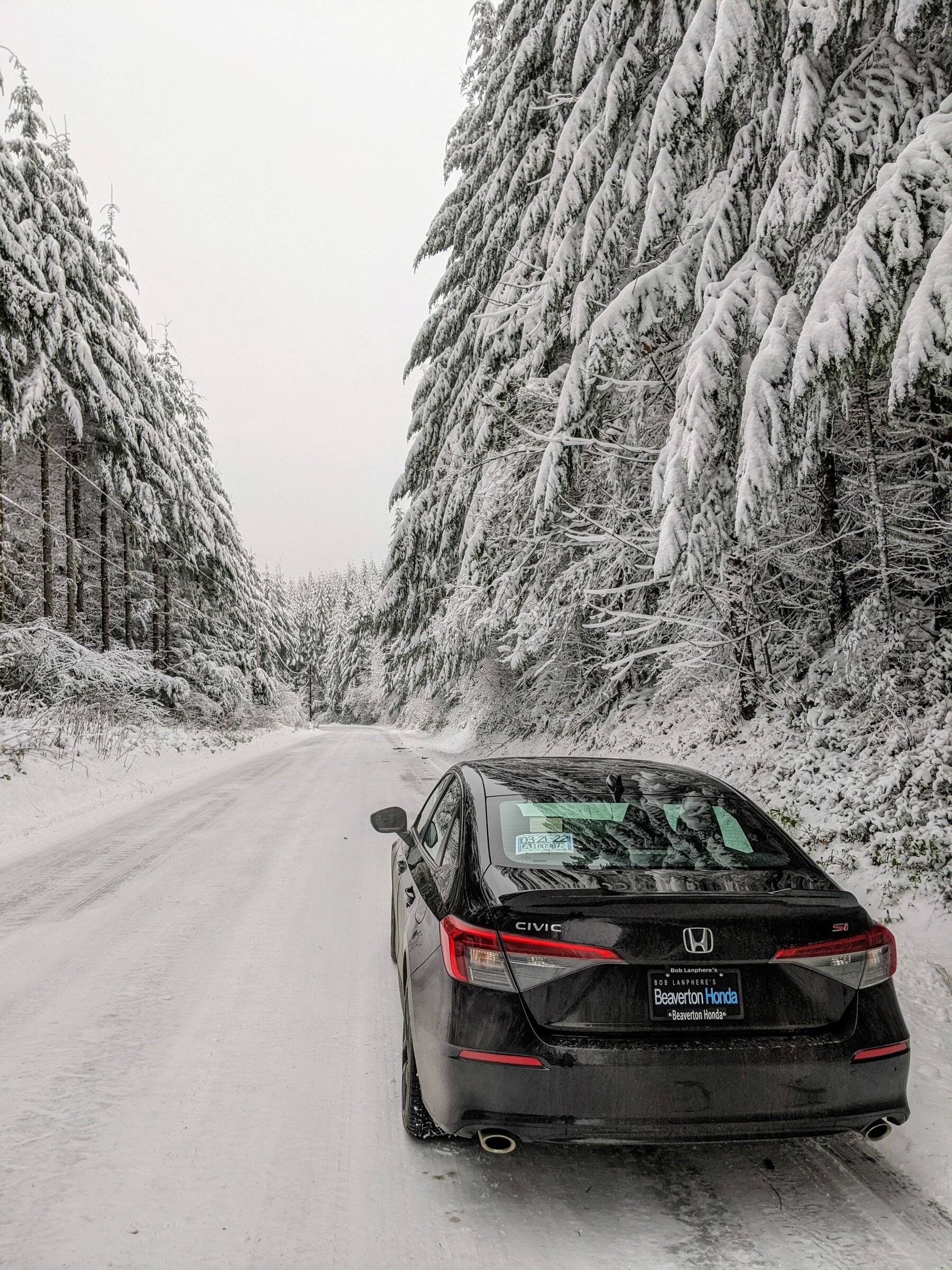 11th Gen Honda Civic Got my black 2022 Si this week - first impressions after 90 miles PXL_20211229_215421592