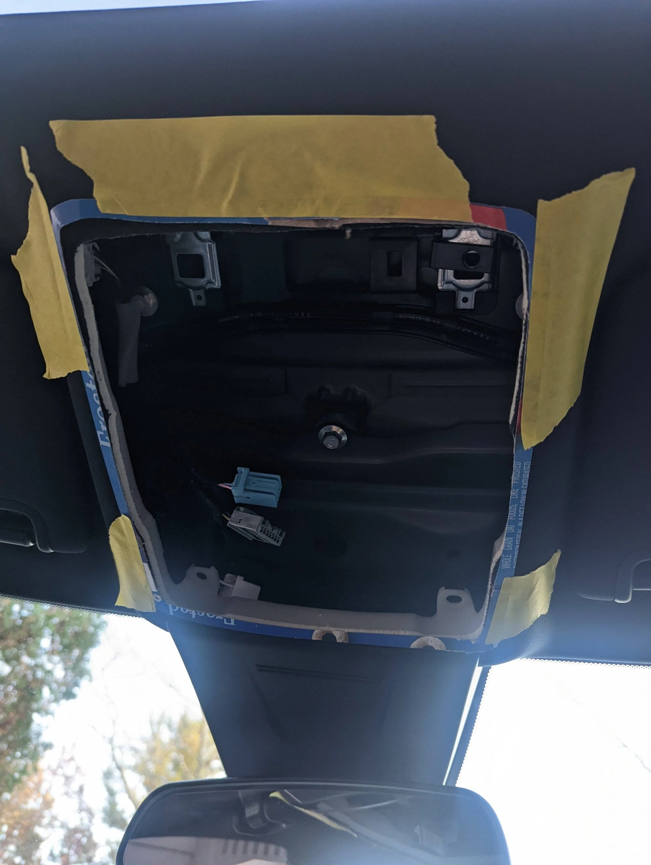 11th Gen Honda Civic Installed Sunglass Holder in US 2022 Civic Si PXL_20221110_212308996