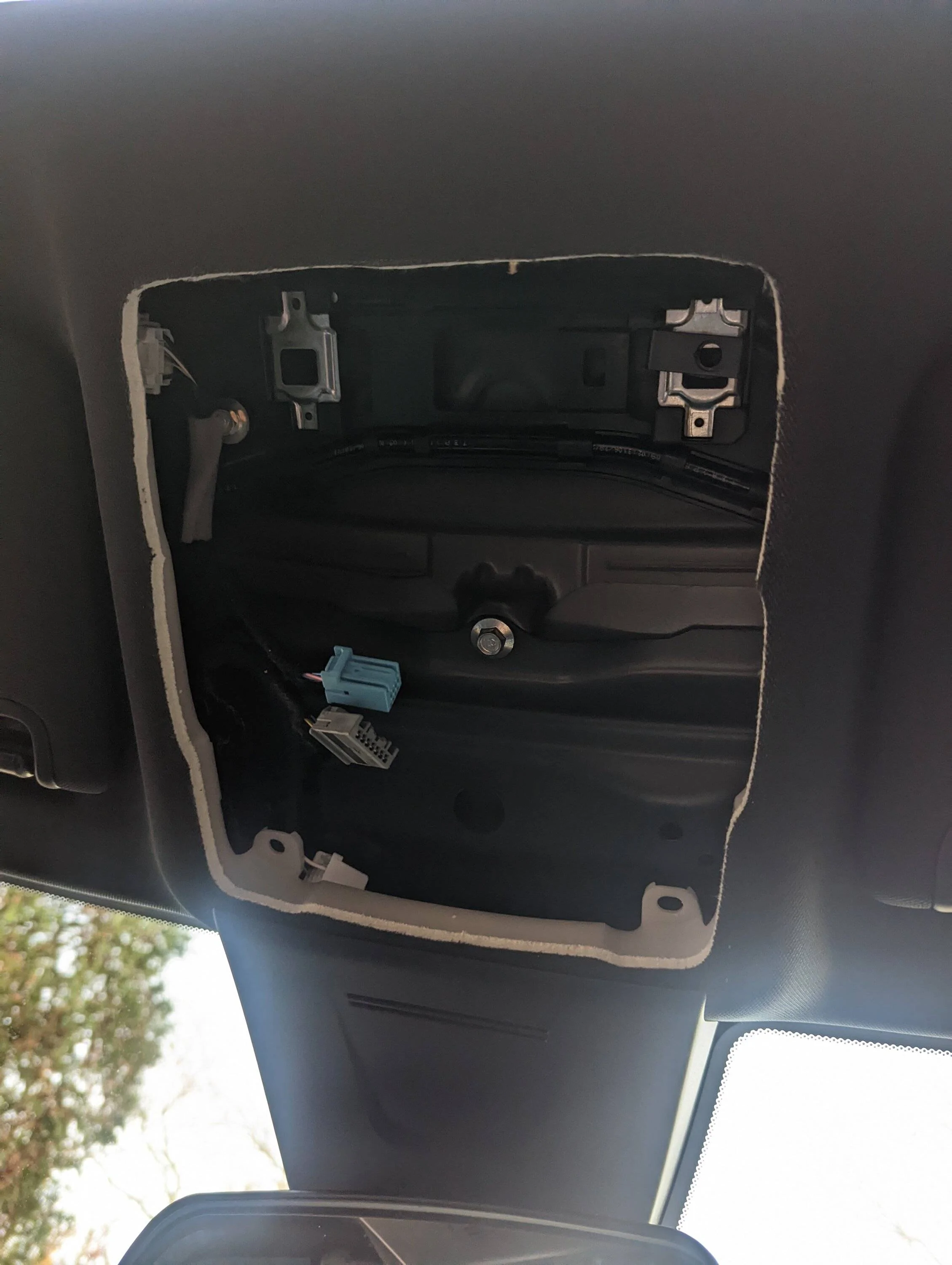 11th Gen Honda Civic Installed Sunglass Holder in US 2022 Civic Si PXL_20221110_212331266