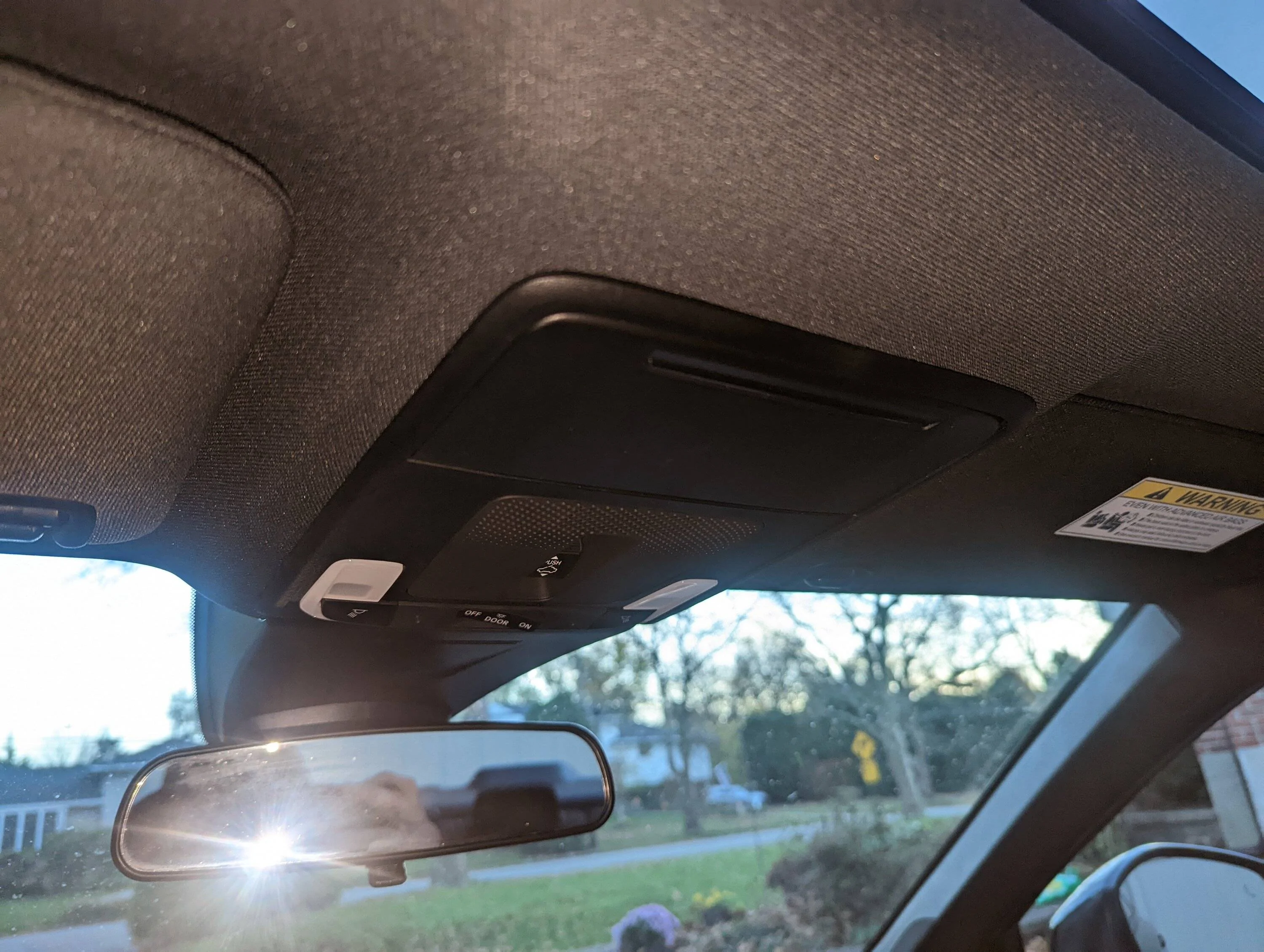 11th Gen Honda Civic Installed Sunglass Holder in US 2022 Civic Si PXL_20221110_212847703