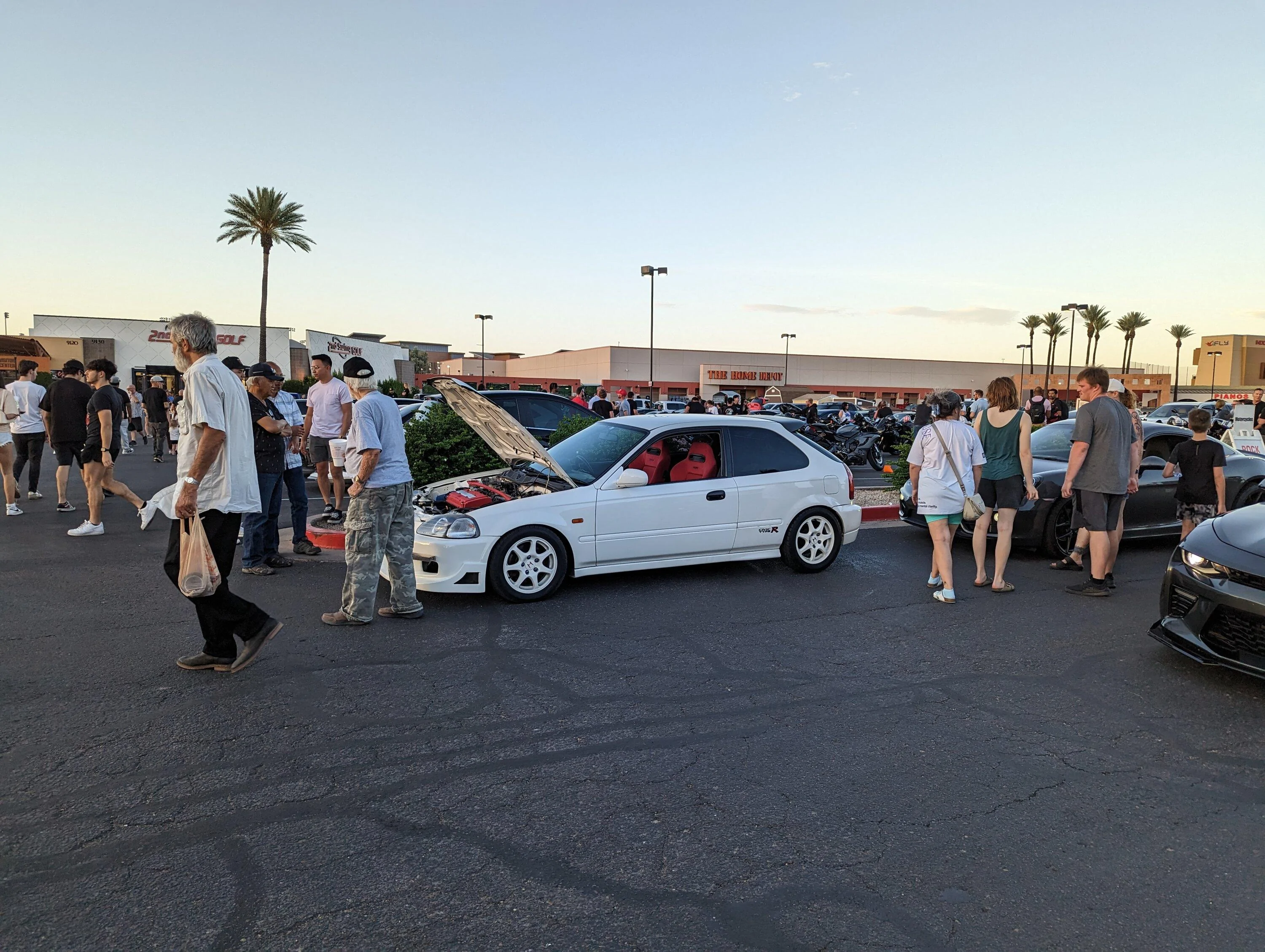 11th Gen Honda Civic Saturday Nights at the Rock and Roll car show in Scottsdale, AZ PXL_20230611_021705543