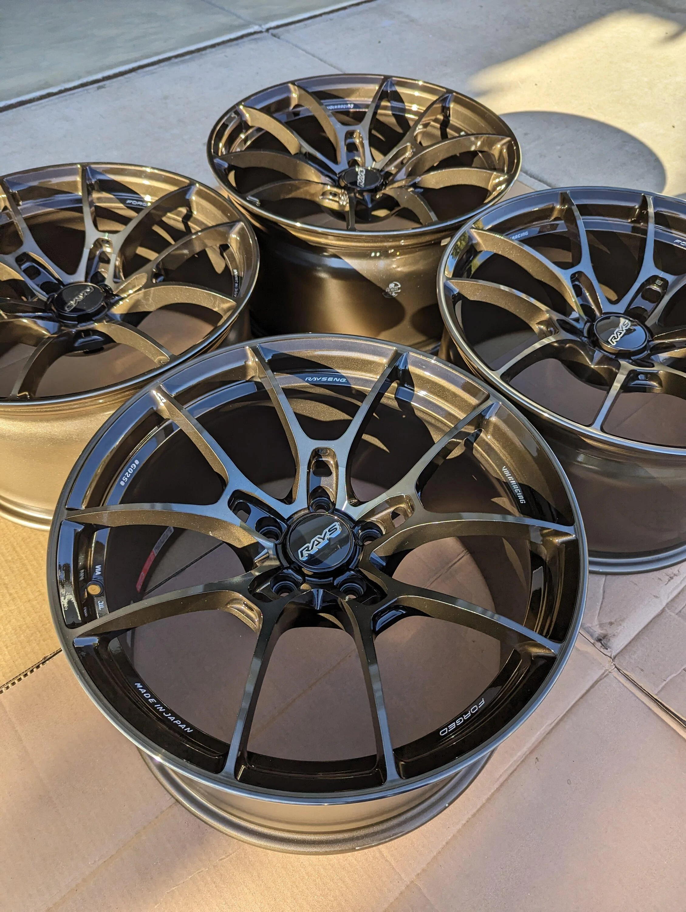 11th Gen Honda Civic Volk Racing G025 Dark Amber Clear5x120 / 19x10+34mm PXL_20230926_000105579