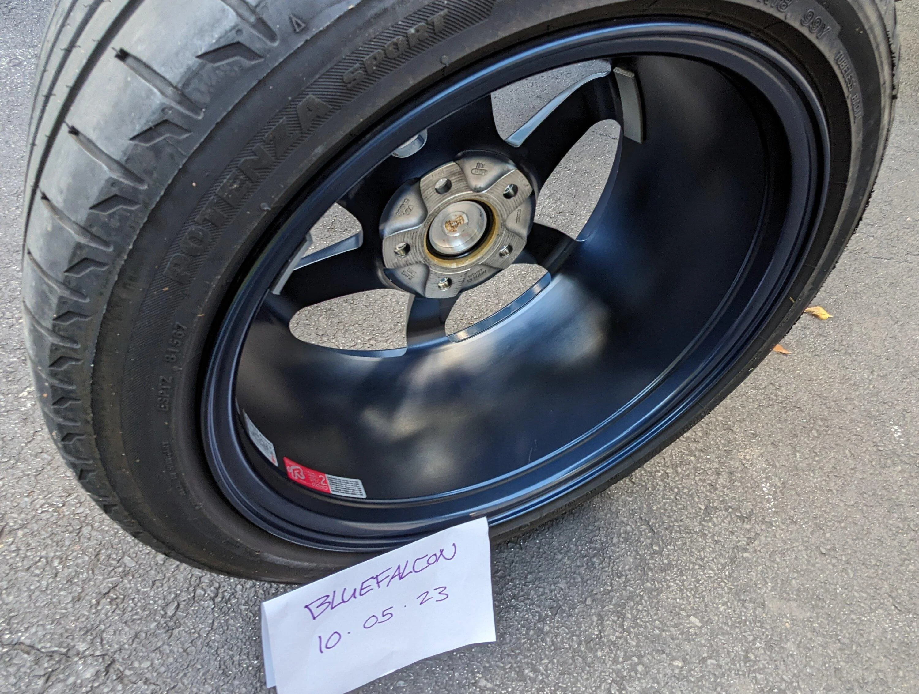 11th Gen Honda Civic **$3100 picked up** FS: Volk TE37SL Mag Blue! Also Rays Adapter Rings and Center Caps Available! PXL_20231005_211239409.MP~2