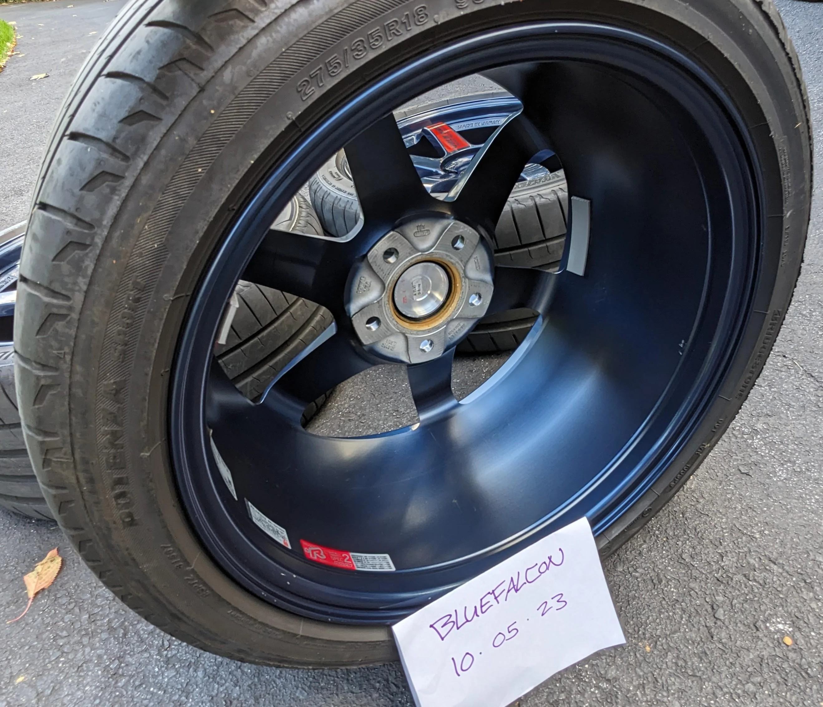 11th Gen Honda Civic **$3100 picked up** FS: Volk TE37SL Mag Blue! Also Rays Adapter Rings and Center Caps Available! PXL_20231005_211324021~2