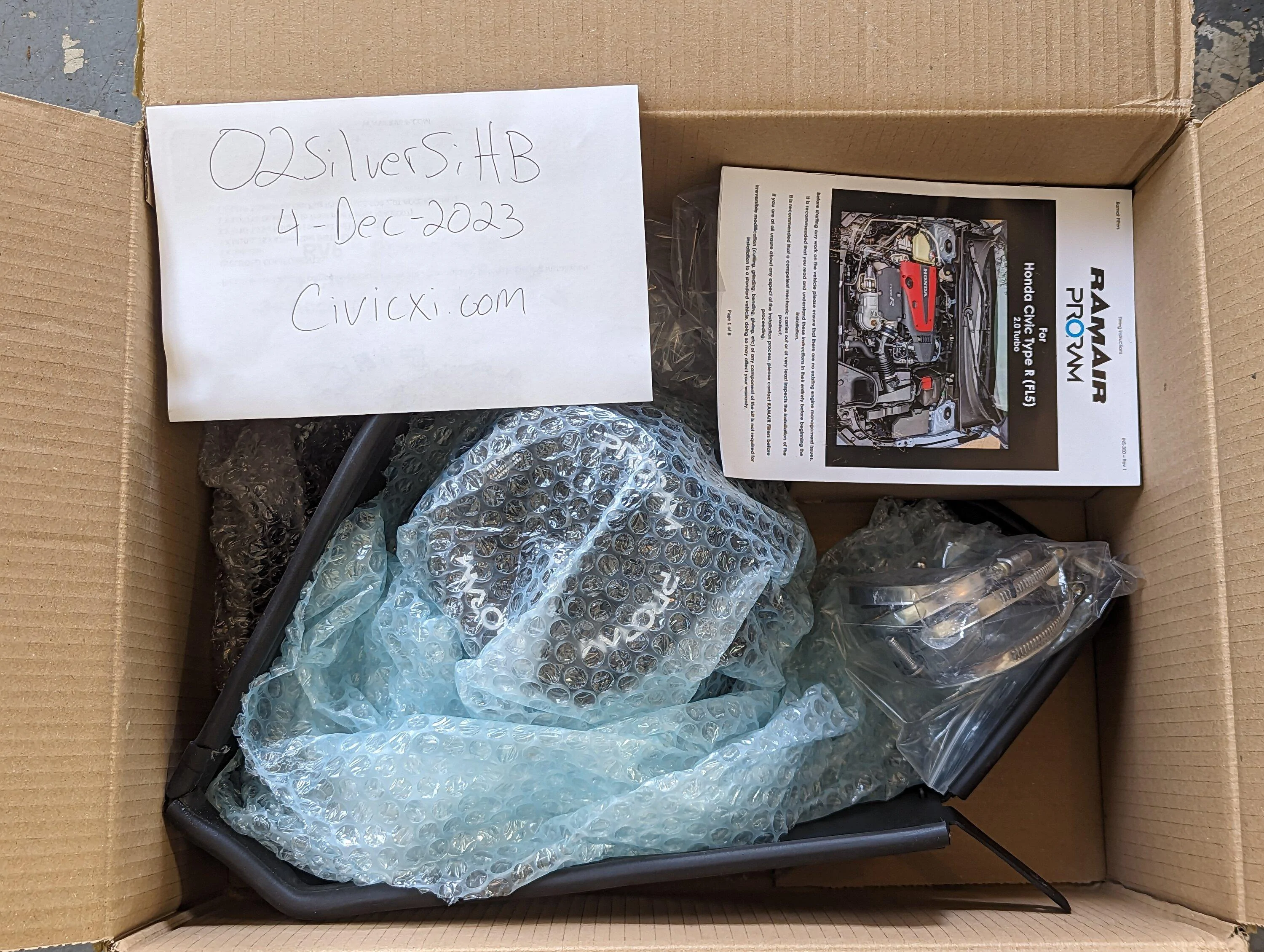 11th Gen Honda Civic SOLD: RamAir ProRam Intake 2023+ Civic Type R PXL_20231204_174910861