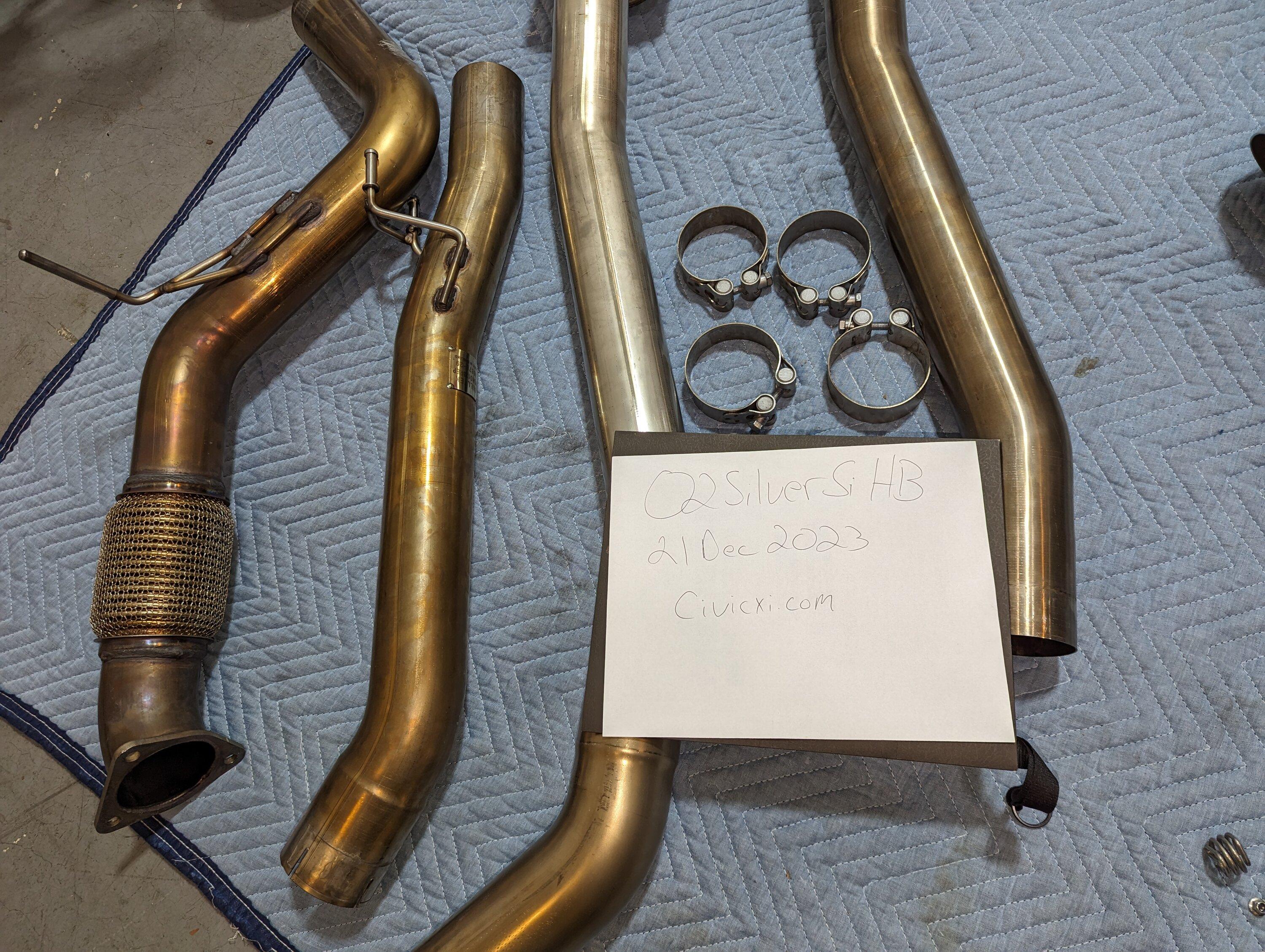 11th Gen Honda Civic SOLD: Milltek Resonated and Non Resonated exhaust PXL_20231222_013147514