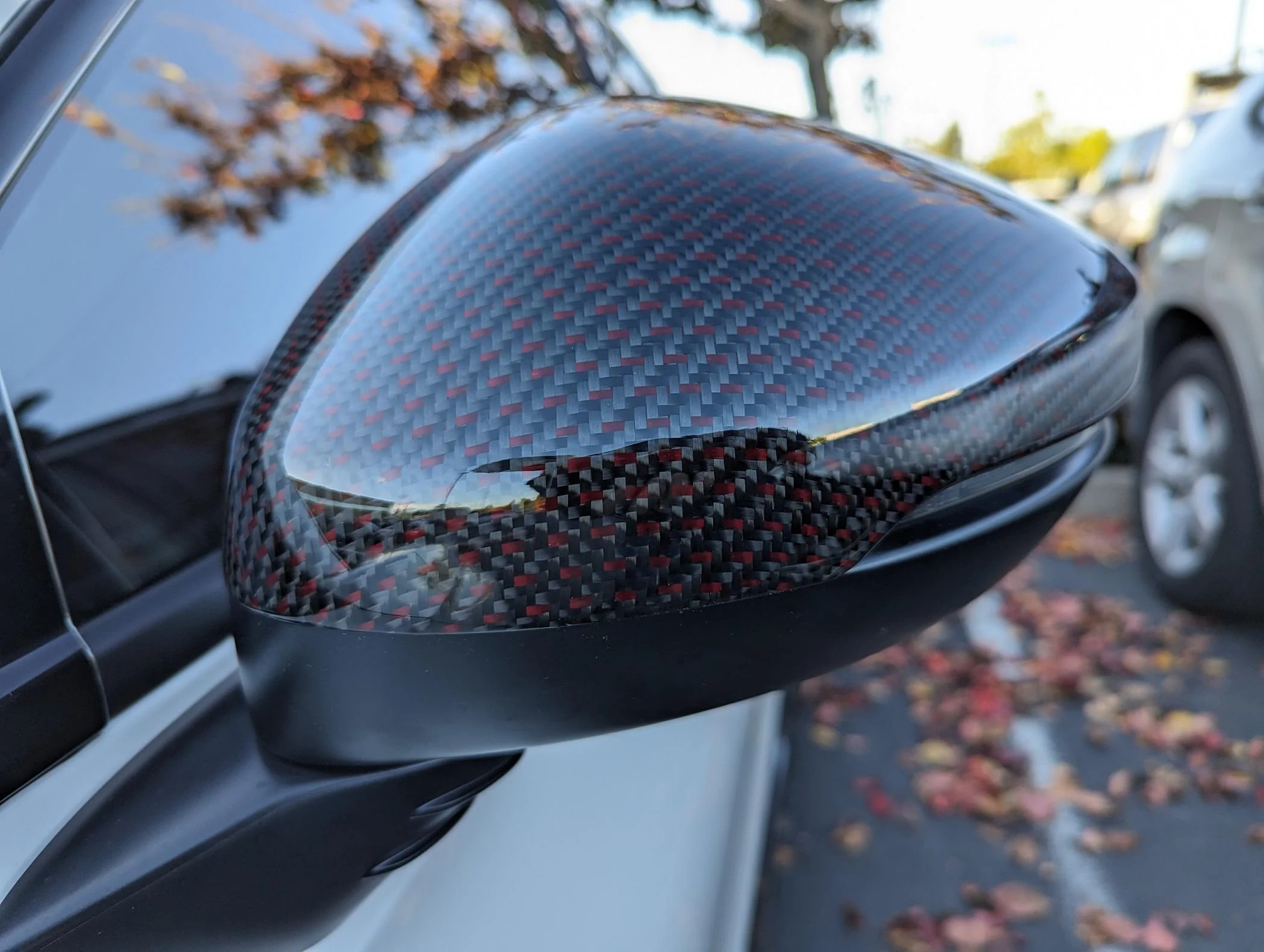 11th Gen Honda Civic CarbonSixthElement Mirror Caps and Console Cover PXL_20240129_160712704