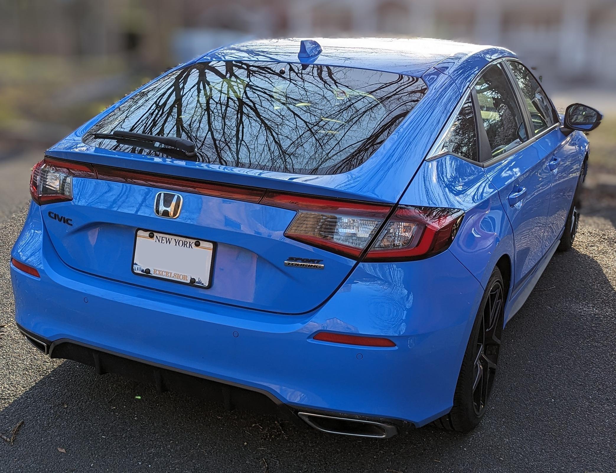 11th Gen Honda Civic 'JDM-style' Black emblems on Hatchback PXL_20240412_220241208~2