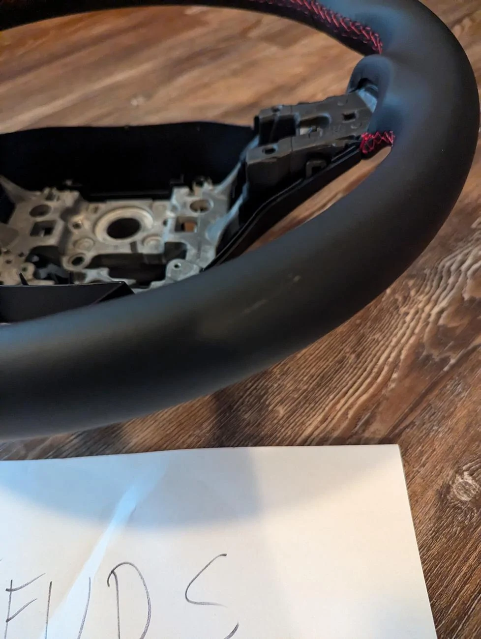 11th Gen Honda Civic FS: OEM Wing and Leather Steering Wheel PXL_20240814_234301619