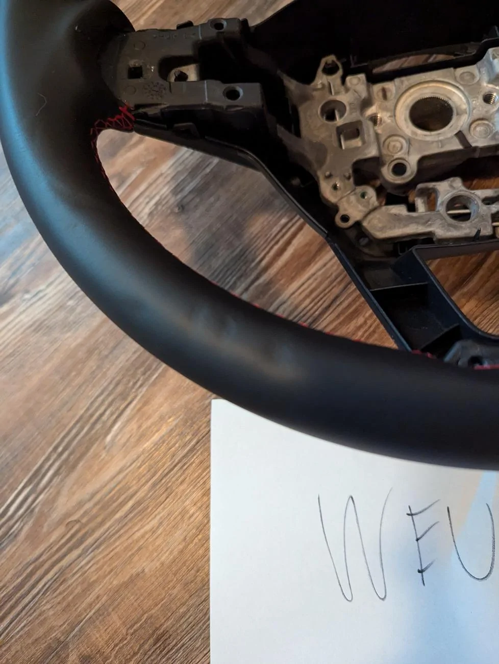 11th Gen Honda Civic FS: OEM Wing and Leather Steering Wheel PXL_20240814_234311218