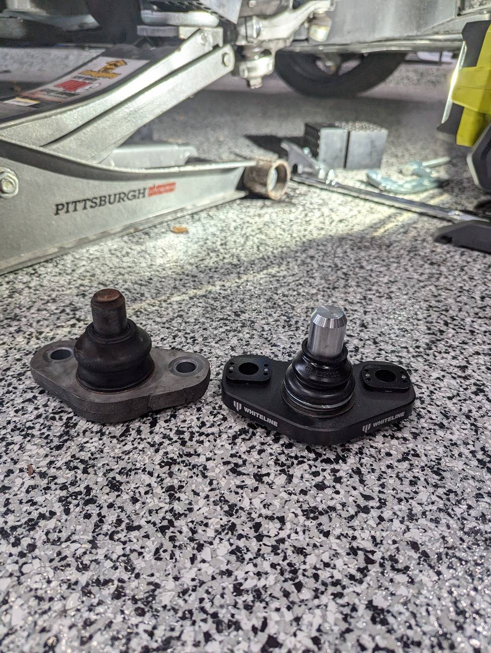 11th Gen Honda Civic Stock Front Camber and tire wear on track PXL_20241104_203517489