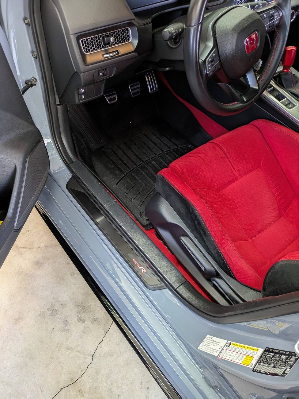 11th Gen Honda Civic OEM Illuminated Door Sills installed PXL_20250223_203020263