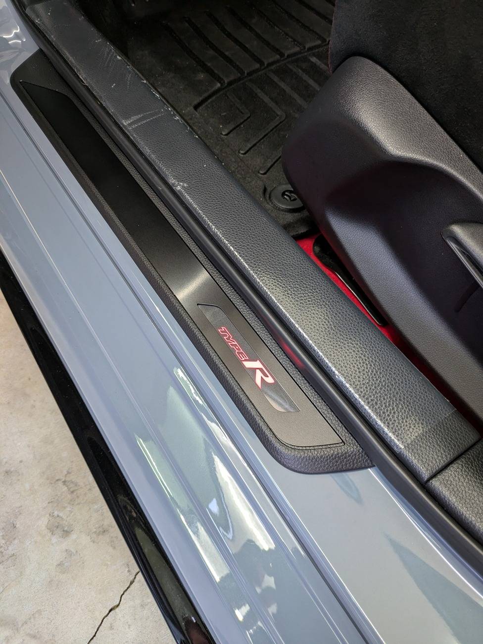 11th Gen Honda Civic OEM Illuminated Door Sills installed PXL_20250223_203023321