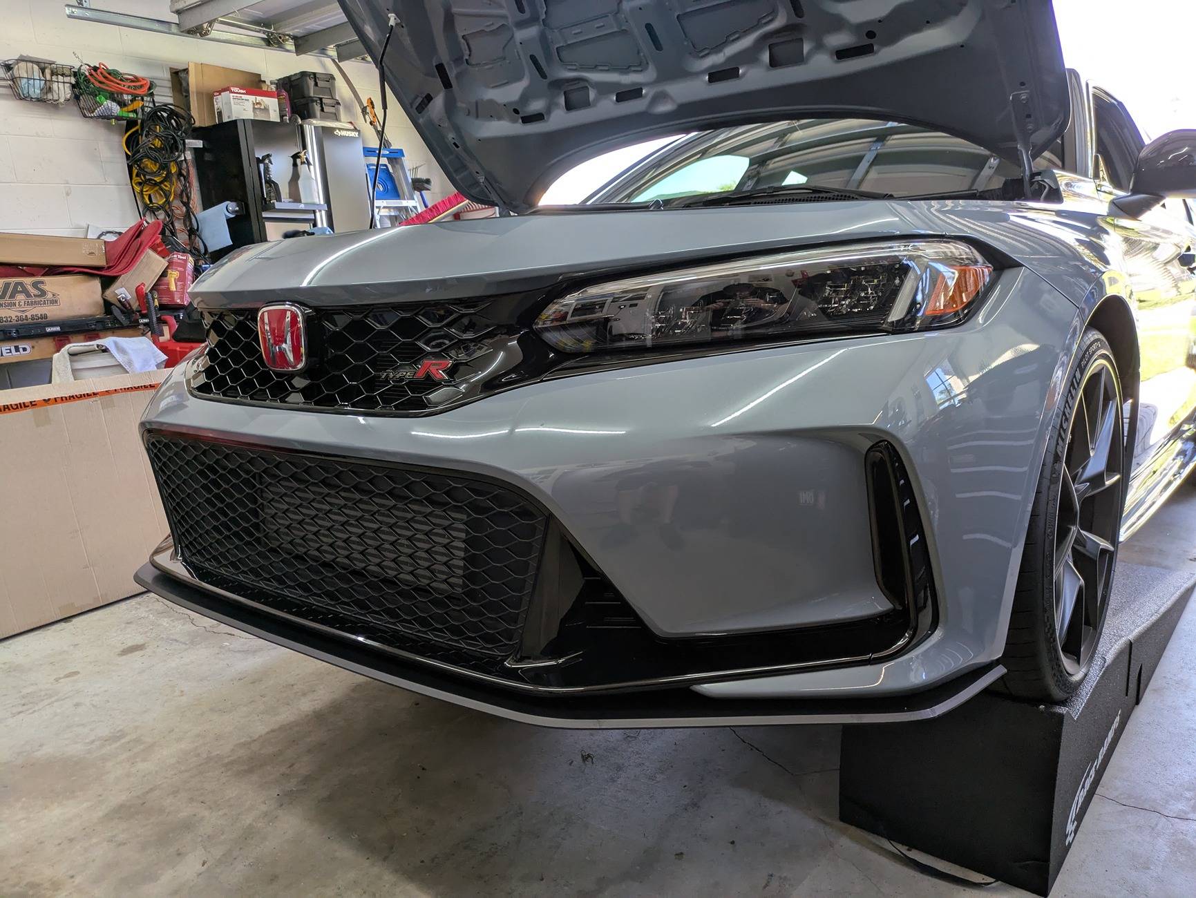 11th Gen Honda Civic Project Aero front lip and Alplus aero guards PXL_20250228_191933535