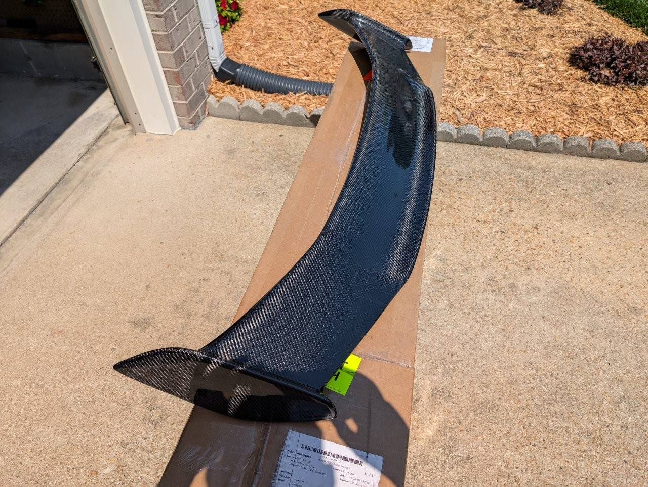 11th Gen Honda Civic SOLD - OLM Carbon Fiber Wing Type 2 - 2023+ Honda Civic Type R PXL_20250414_173214841