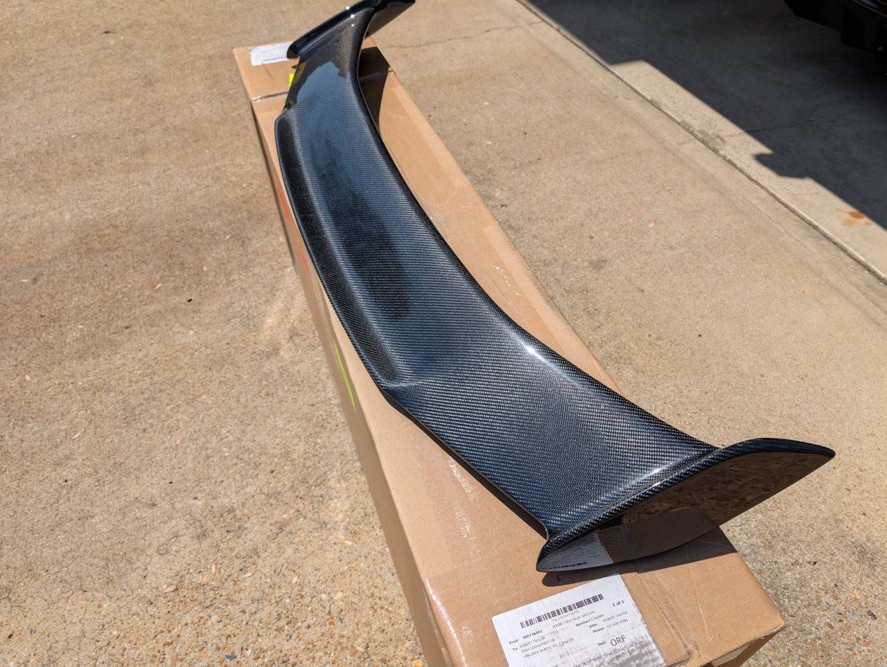 11th Gen Honda Civic SOLD - OLM Carbon Fiber Wing Type 2 - 2023+ Honda Civic Type R PXL_20250414_173228292