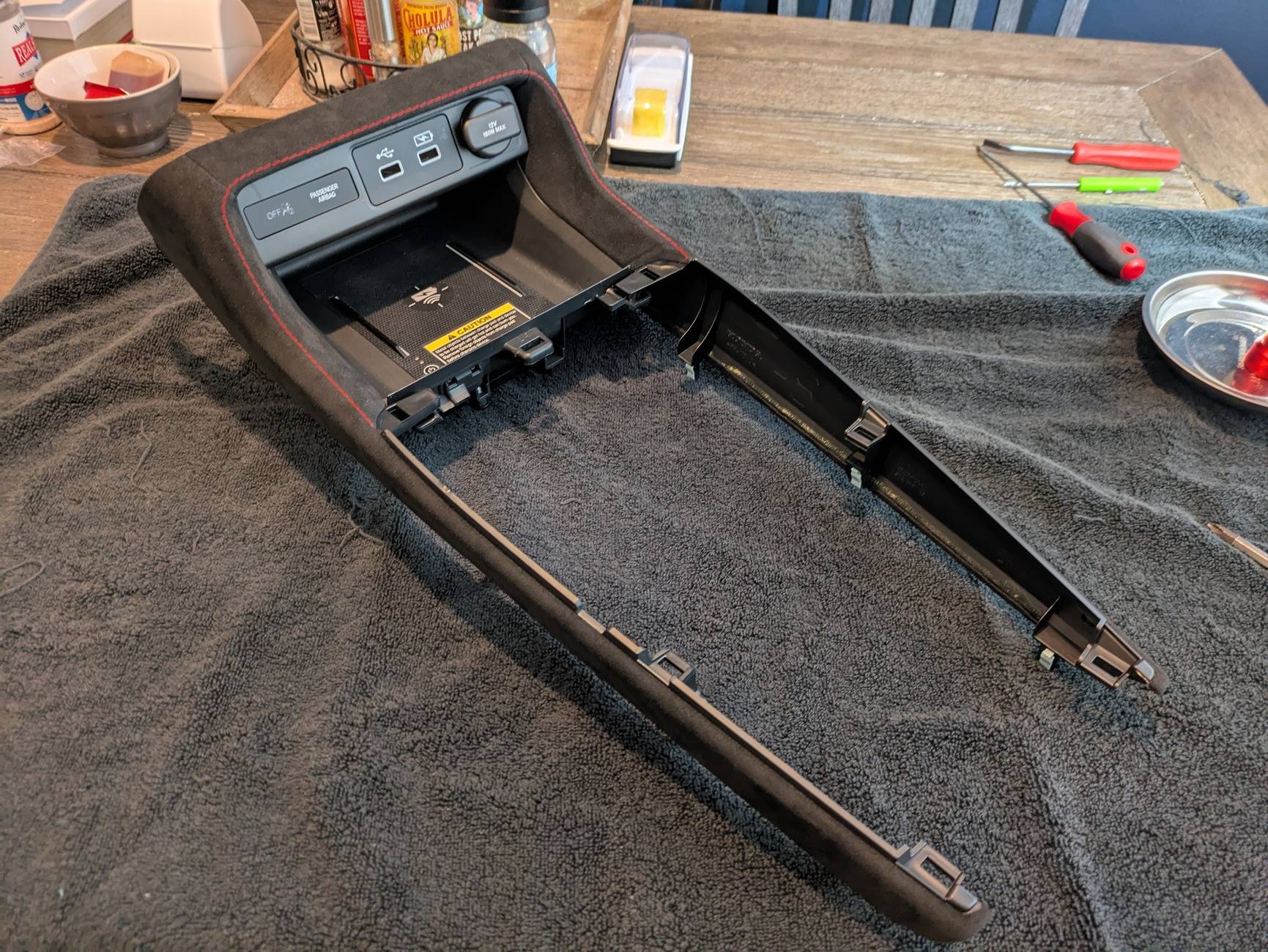 11th Gen Honda Civic Overland Designs Center Console Side Trims- OEM + PXL_20250525_193434611