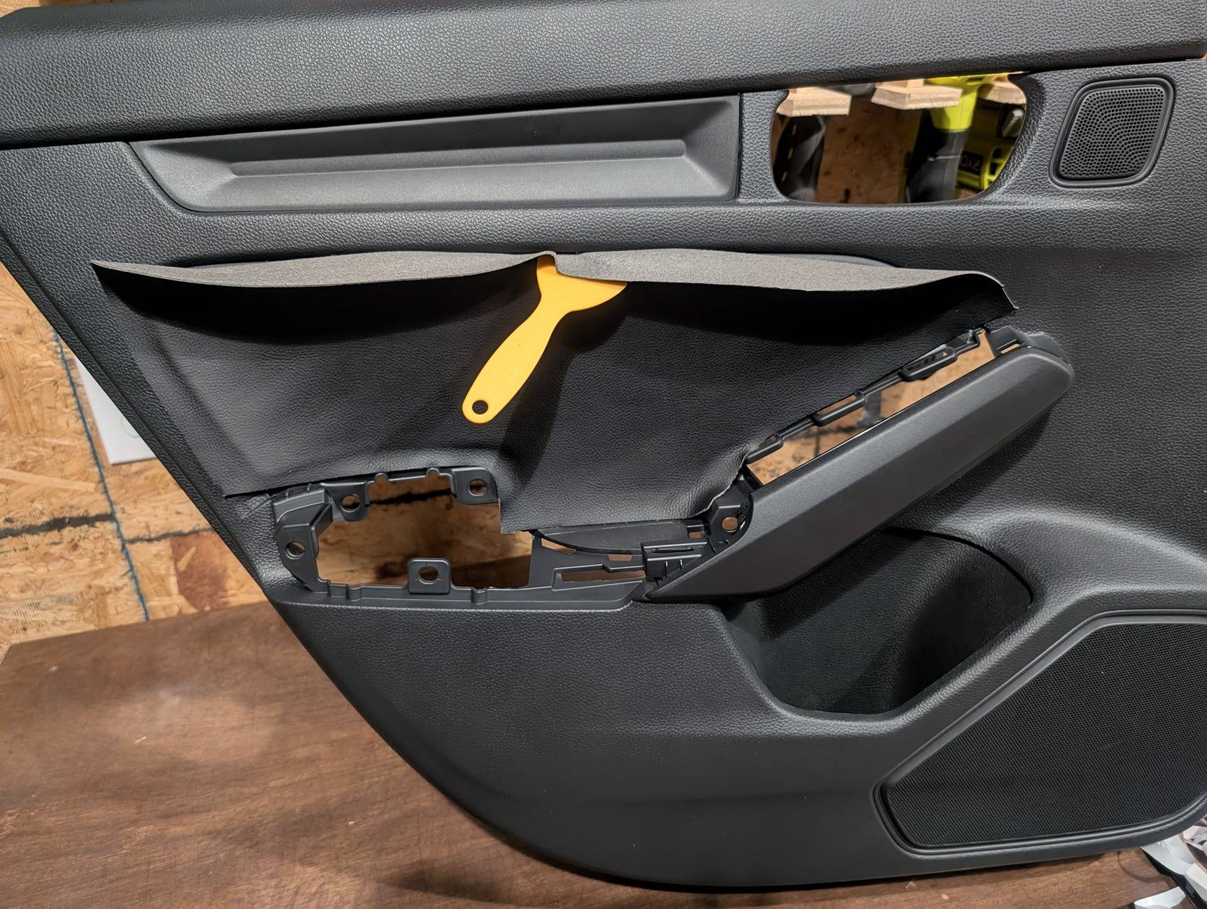 11th Gen Honda Civic Re-covering the Armrests/Door Panels PXL_20250720_013640484