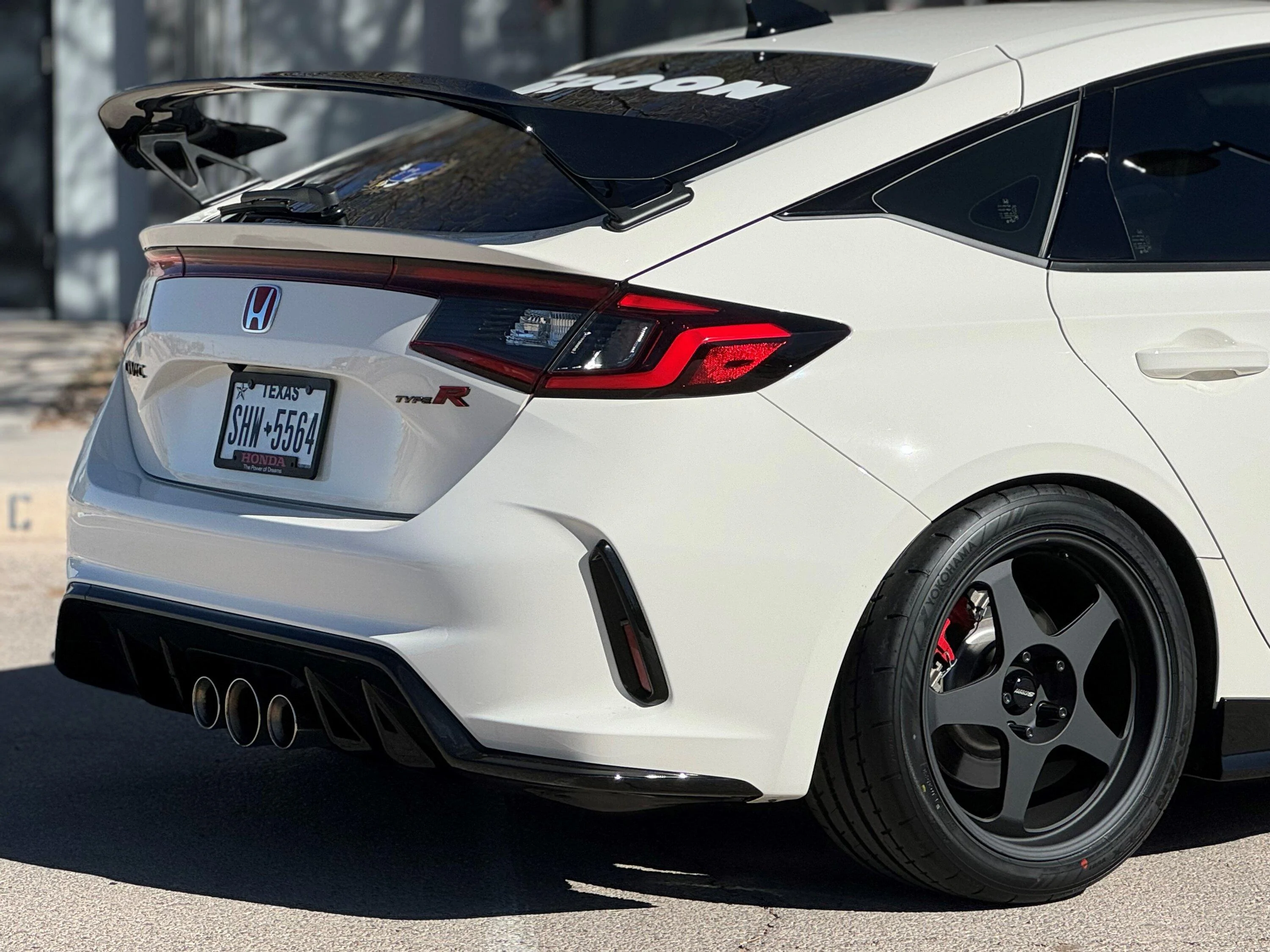 11th Gen Honda Civic Spoon Wheels with 275/35/18 Advans r3