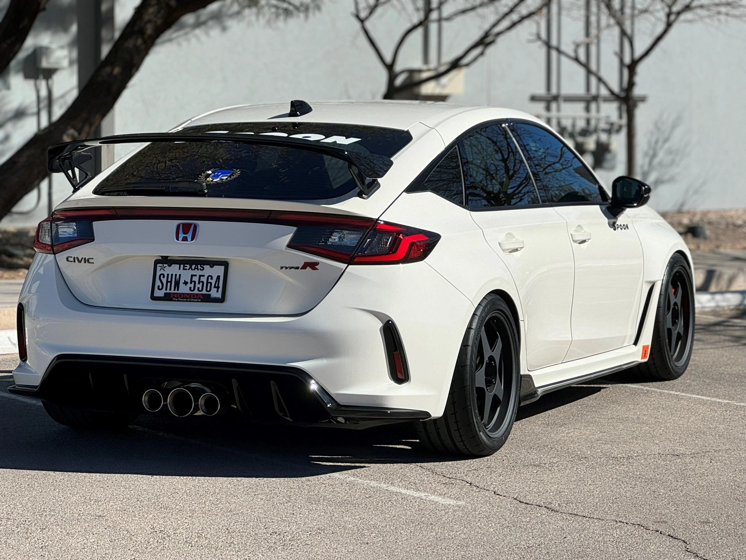 11th Gen Honda Civic Spoon Wheels with 275/35/18 Advans r4