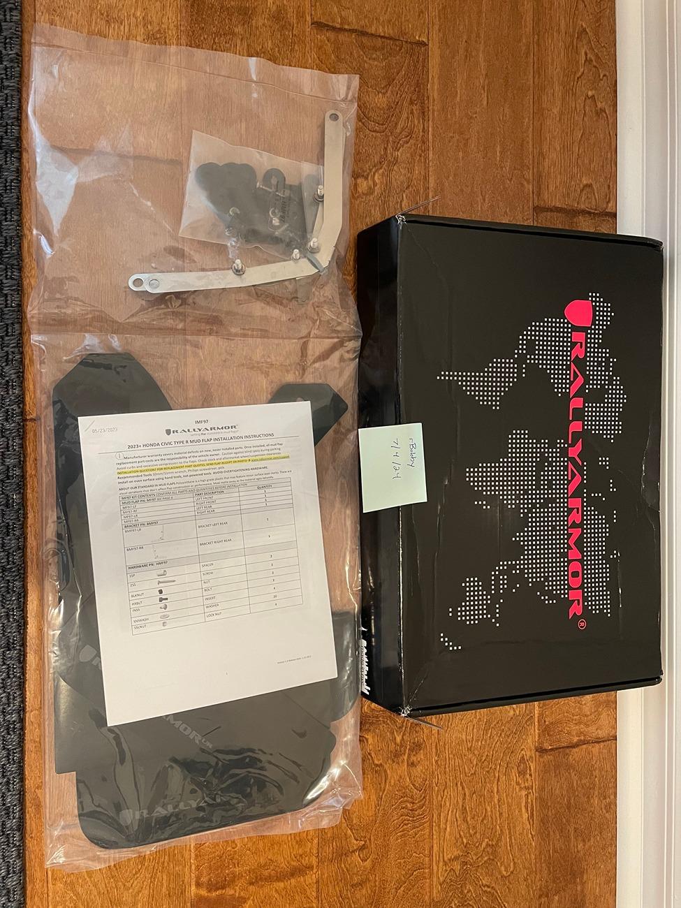 11th Gen Honda Civic FS: BNIB FL5 Rally Armor Mud Flaps Rally1.JPG