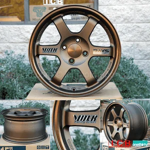 11th Gen Honda Civic Wheels to go with Wrap (Emerald Green) rays-volk-racing-te37-wheels-15x8-4x100-30-offset-bronze-31