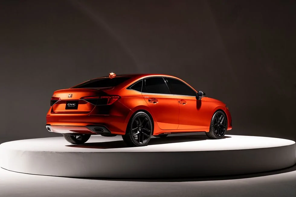 11th Gen Honda Civic World Debut: 11th Gen Honda Civic Prototype! rear34-1605628043