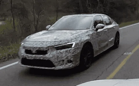 11th Gen Honda Civic 2022 Civic Si Test Mules Spotted Testing With Current Si Sedan Screen Shot 2020-11-27 at 6.30.08 PM