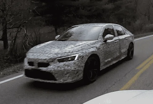 11th Gen Honda Civic 2022 Civic Si Test Mules Spotted Testing With Current Si Sedan Screen Shot 2020-11-27 at 6.31.06 PM