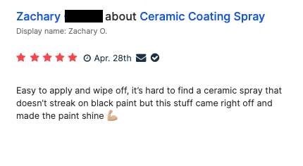 11th Gen Honda Civic SUMA Ceramic Coating Spray | Customer's Reviews Screen_Shot_2024-06-03_at_9.31.25_PM