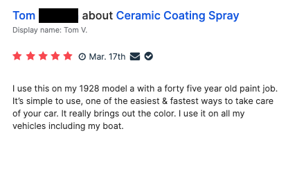 11th Gen Honda Civic SUMA Ceramic Coating Spray | Customer's Reviews Screen_Shot_2024-06-03_at_9.33.07_PM