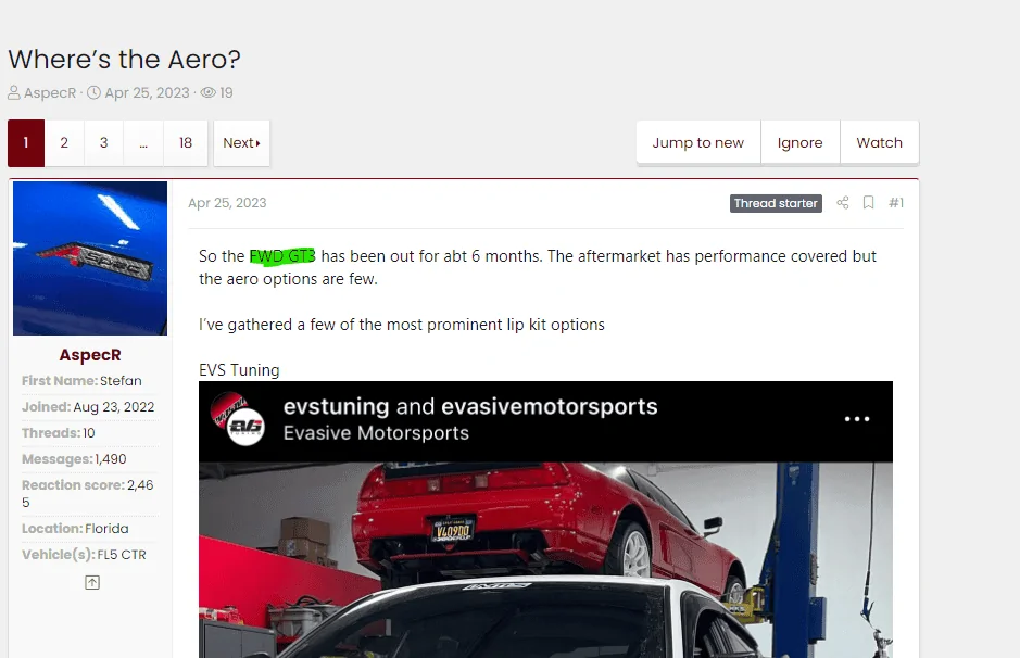 11th Gen Honda Civic Couple months in now with my FL5, with an ITS vs CTR ADS module comparison. Screenshot 2024-06-12 100005