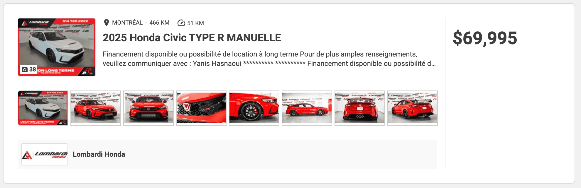 11th Gen Honda Civic Canadian dealer asked what colour Type R I want Screenshot 2024-06-22 at 8.36.01 AM