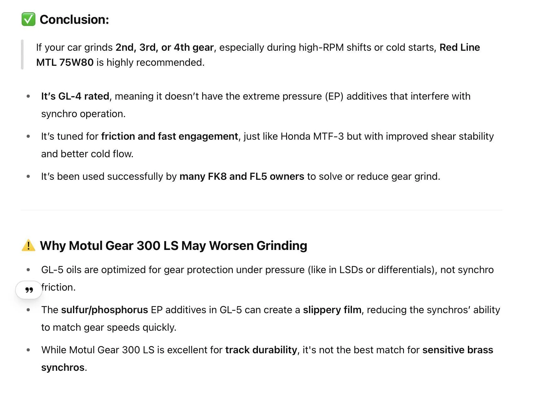 11th Gen Honda Civic FL5 Transmission Fluid recommendation Screenshot 2025-05-25 at 12.42.06 AM