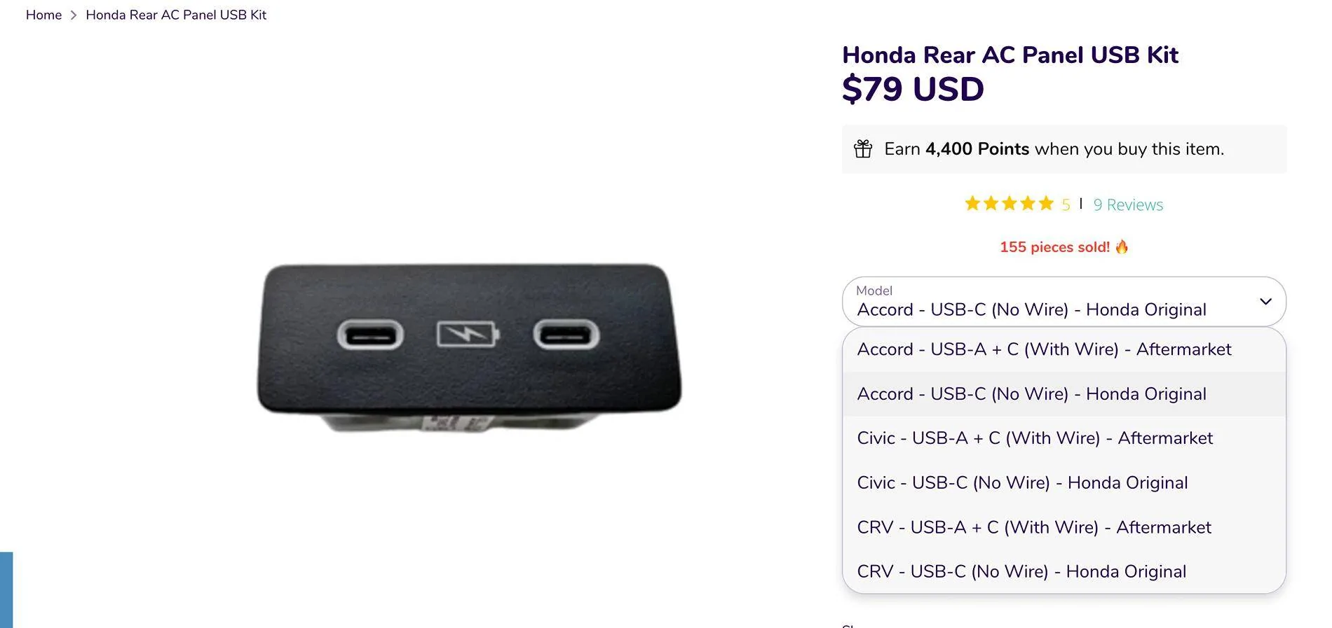 11th Gen Honda Civic Rear vents/USB port mod Screenshot 2025-06-09 at 6.04.22 PM