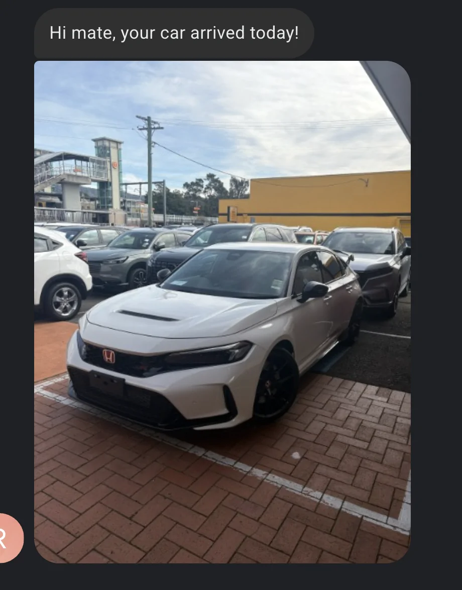 11th Gen Honda Civic Australian 2025 Type R orders. Check-in here. Screenshot 2025-09-05 at 9.32.21 am