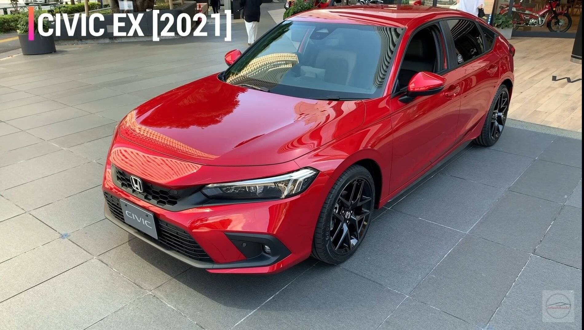 11th Gen Honda Civic Video: Crystal Red (R565M) 2022 Civic Hatchback Premium Screenshot_20210908-122334_YouTube-01