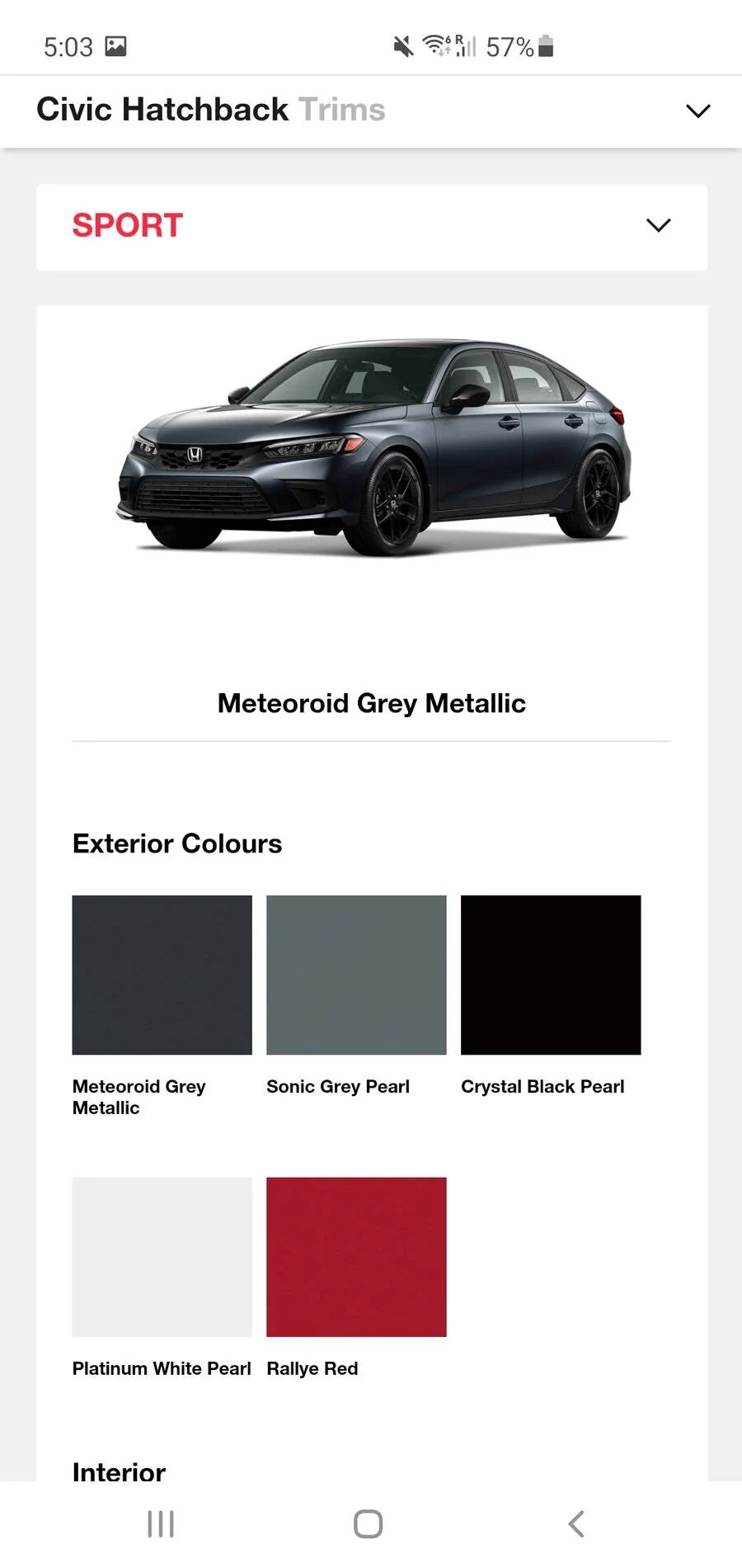 11th Gen Honda Civic 2022 Civic Hatchback now on Honda Canada website Screenshot_20211001-170336_Samsung Internet