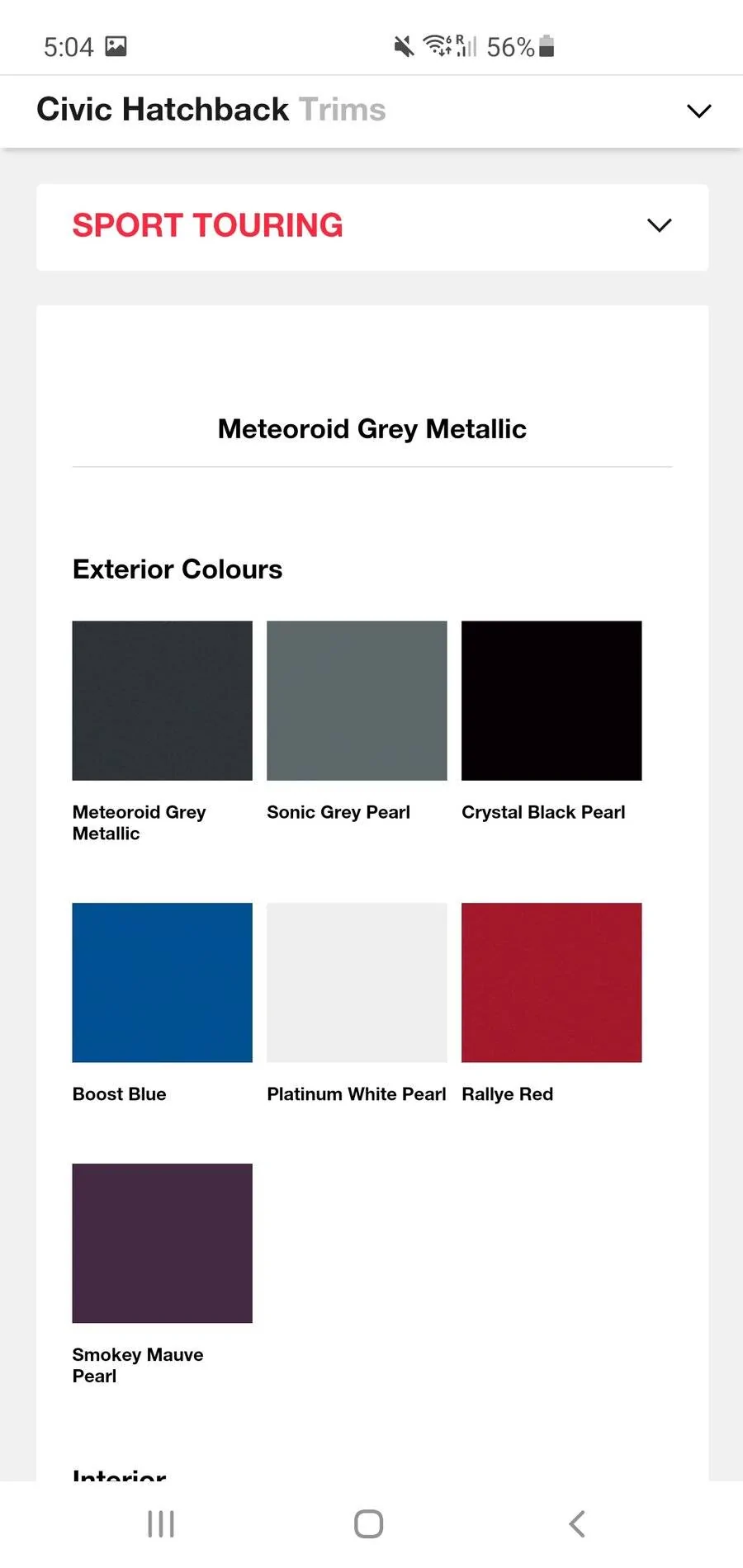 11th Gen Honda Civic 2022 Civic Hatchback now on Honda Canada website Screenshot_20211001-170413_Samsung Internet