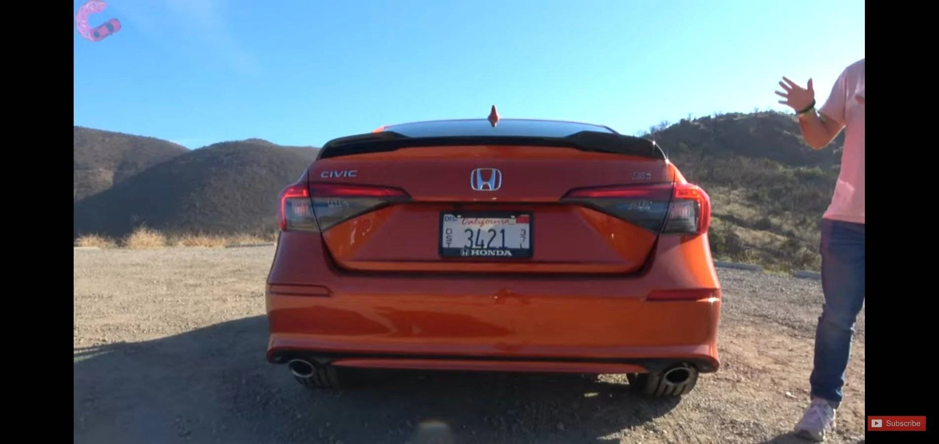 11th Gen Honda Civic Official BLAZING ORANGE PEARL 2022+ 11th Gen Civic Si Thread Screenshot_20211118-162216_YouTu